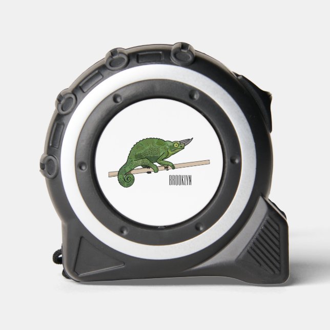 Jackson's chameleon cartoon illustration 1 (Front)