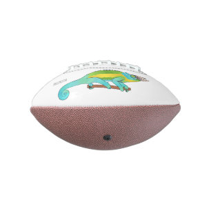 Jackson's chameleon cartoon illustration american football