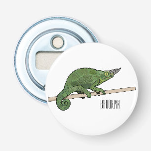 Jackson's chameleon cartoon illustration bottle opener