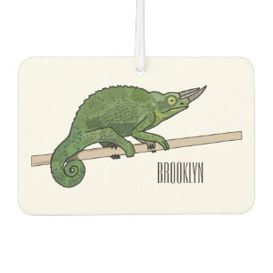 Jackson's chameleon cartoon illustration car air freshener