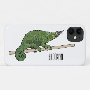 Jackson's chameleon cartoon illustration iPhone 11 case