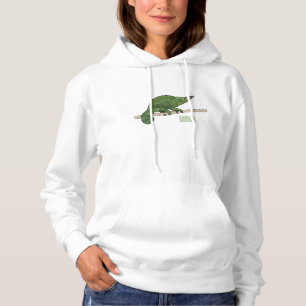 Jackson's chameleon cartoon illustration hoodie