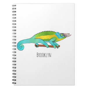 Jackson's chameleon cartoon illustration notebook