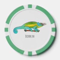 Jackson's chameleon cartoon illustration