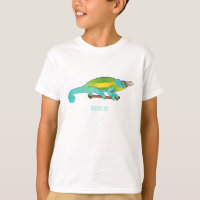 Jackson's chameleon cartoon illustration