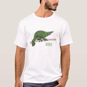 Jackson's chameleon cartoon illustration T-Shirt