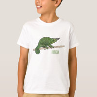 Jackson's chameleon cartoon illustration