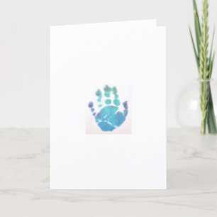 Jackson's Hand Print Card