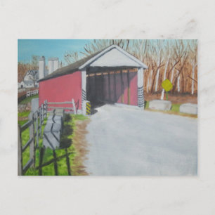 Jackson's Mill Bridge - Lancaster Postcard