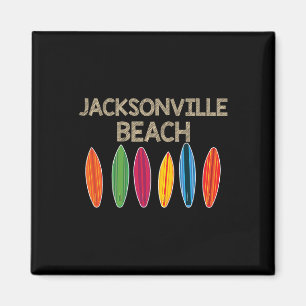 Jacksonville Beach Family Vacation Shirt Florida Magnet