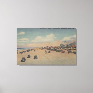 Jacksonville Beach, FL - The world's Widest Ocea Canvas Print