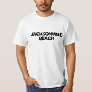 Jacksonville Beach Florida Text T-shirt Shirt