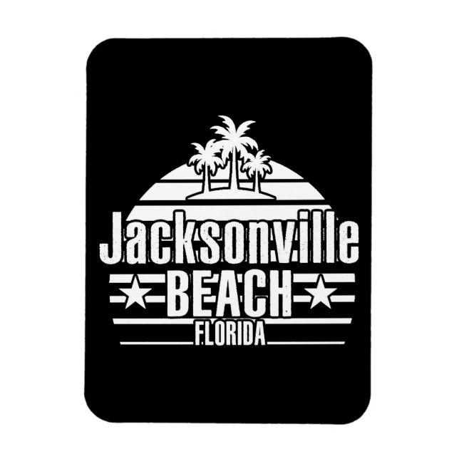 Jacksonville Beach Magnet (Vertical)