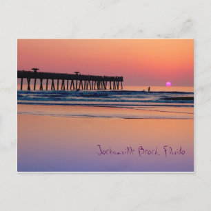 Jacksonville Beach, Sunrise Postcard
