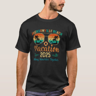 Jacksonville Beach Vacation 2025 Friends Family Su T-Shirt