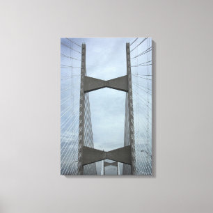 Jacksonville Bridge, Florida Canvas Print