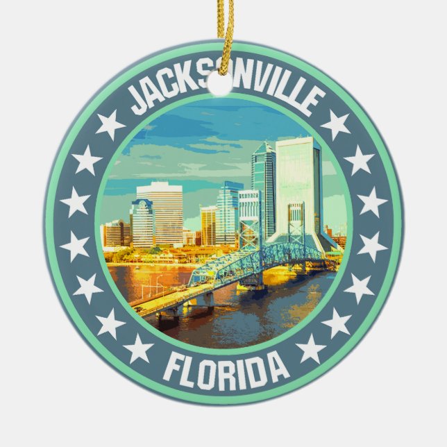 Jacksonville                                       ceramic tree decoration (Front)