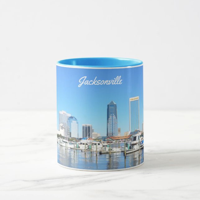 Jacksonville Cityscape, Florida Mug (Center)