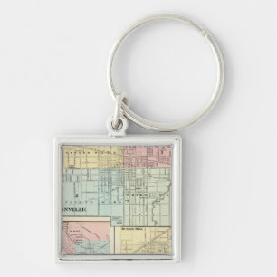 Jacksonville, Edwardsville, Pana Key Ring