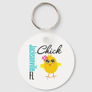 Jacksonville FL Chick Key Ring