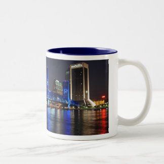 Jacksonville FL Two-Tone Coffee Mug