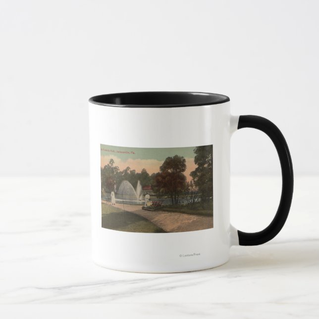 Jacksonville, FL - View of Riverside Mug (Right)