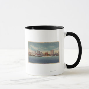 Jacksonville, FL - View of Water Front & Skyline Mug