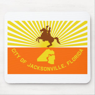 Jacksonville Flag Mouse Mat