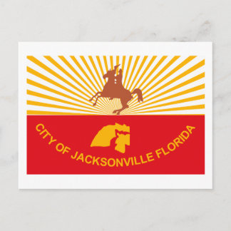 Jacksonville Flag Postcard