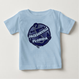 Jacksonville Florida anchor baby romper outfit T-Shirt