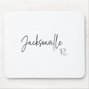 Jacksonville Florida Ca Retro Mouse Mat