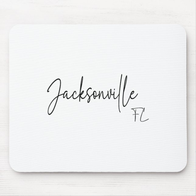 Jacksonville Florida Ca Retro  Mouse Mat (Front)