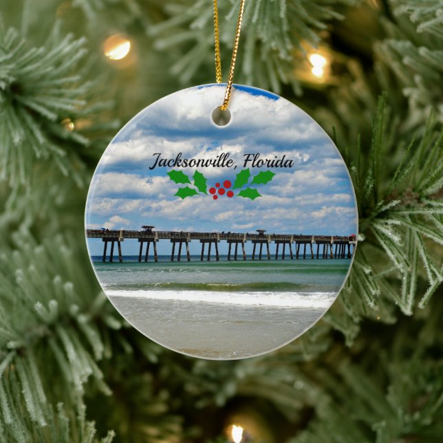 Jacksonville, Florida Christmas Ornament (Tree)