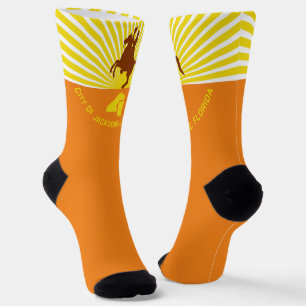 Jacksonville (Florida) city flag Socks