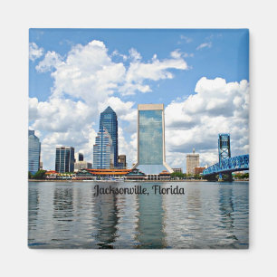 Jacksonville, Florida cityscape Magnet