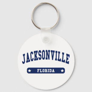 Jacksonville Florida College Style tee shirts Key Ring
