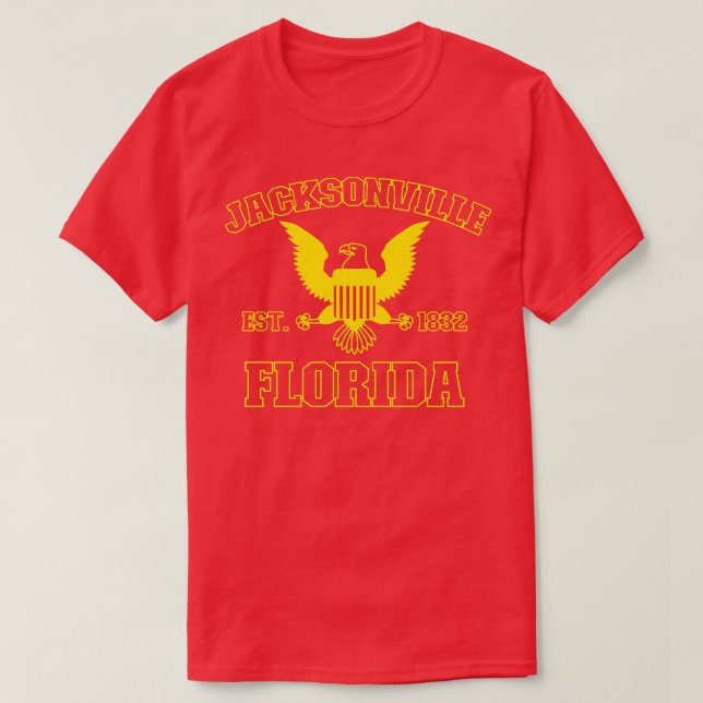Jacksonville Florida Jacksonville FL T-Shirt (Design Front)