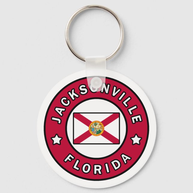 Jacksonville Florida Key Ring (Front)