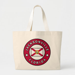 Jacksonville Florida Large Tote Bag