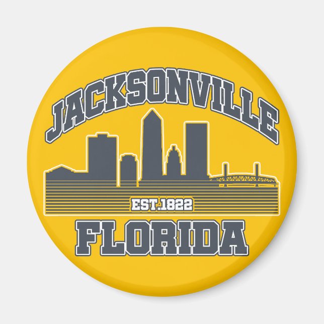 Jacksonville,Florida Magnet (Front)