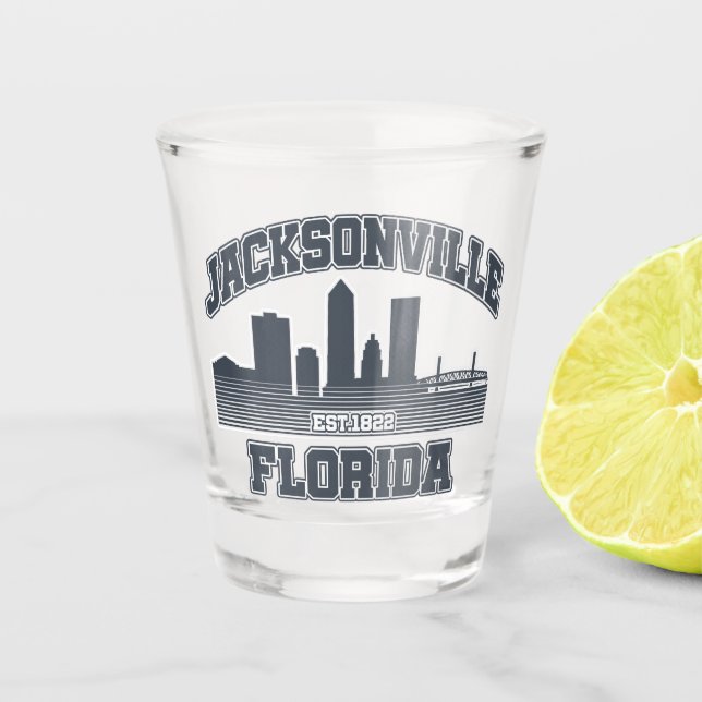 Jacksonville,Florida Shot Glass (Front)