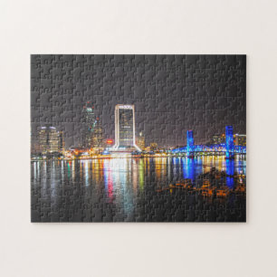 Jacksonville Florida Skyline Jigsaw Puzzle