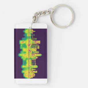Jacksonville Florida Skyline Key Ring