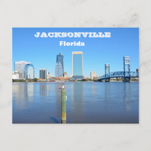 Jacksonville, Florida Skyline Postcard