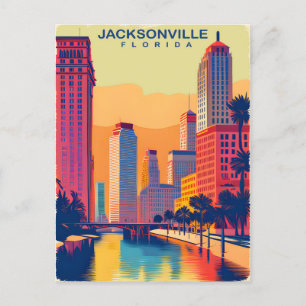 Jacksonville, Florida, Travel Postcard