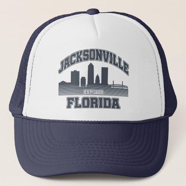 Jacksonville,Florida Trucker Hat (Front)
