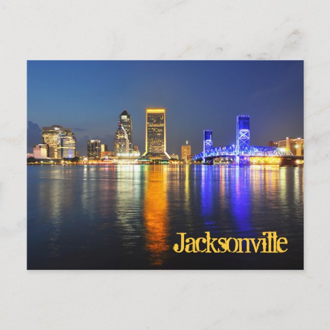 Jacksonville, Florida, U.S.A. Postcard (Front)