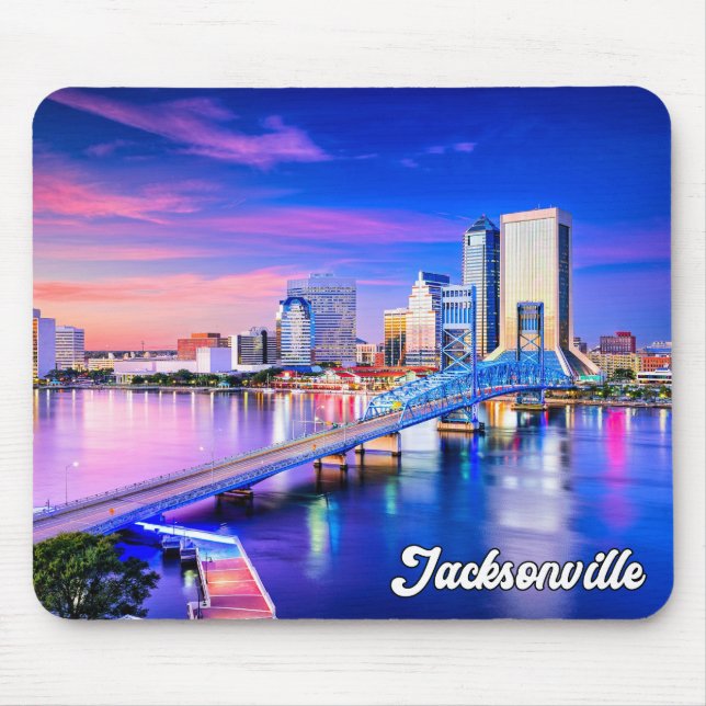 Jacksonville, Florida, United States Mouse Mat (Front)