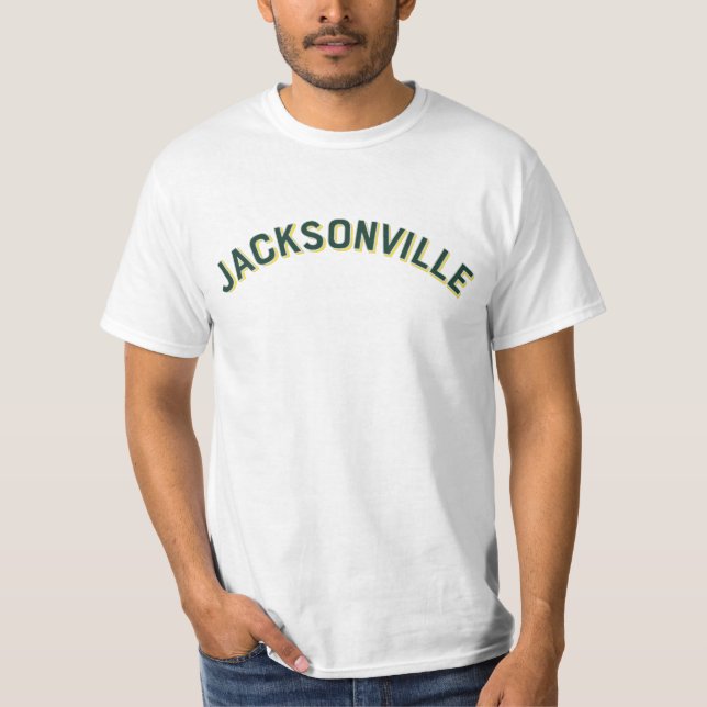 Jacksonville, Florida Vintage Arch T-Shirt (Front)