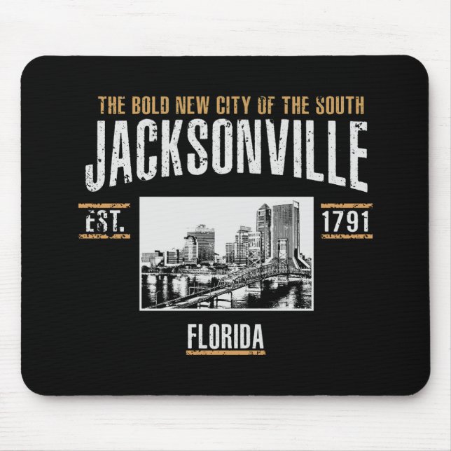 Jacksonville Mouse Mat (Front)